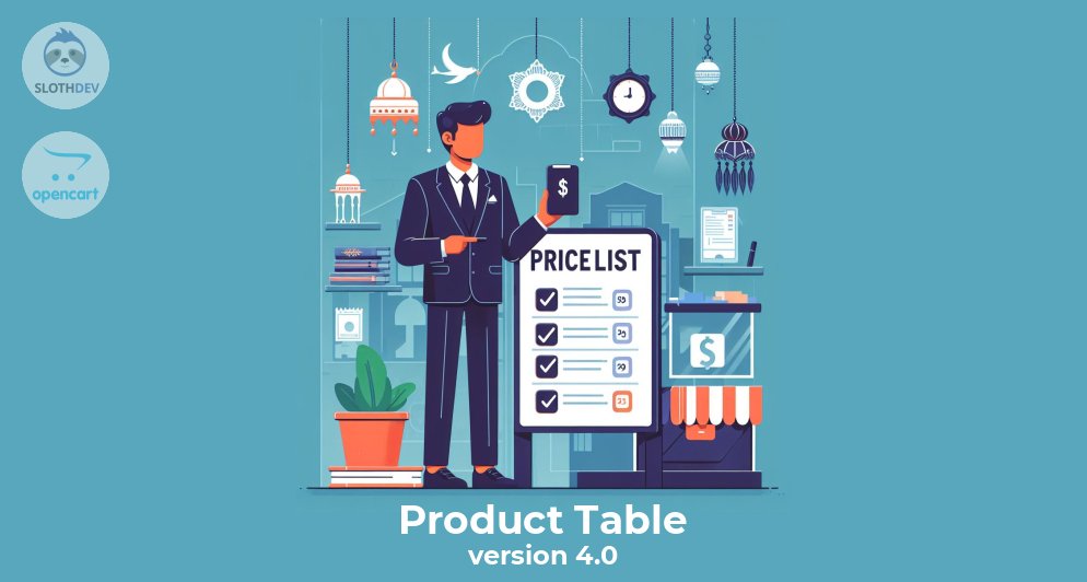 Product Table version 4.0 Product Table version 4.0