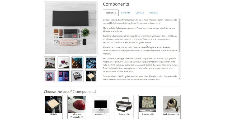 Opencart Module Advanced Categories