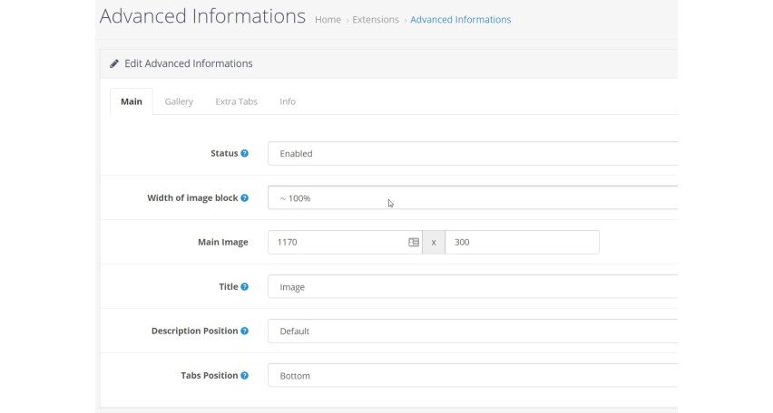 Opencart Module Advanced information pages Opencart Module Advanced information pages