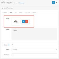 Opencart Module Advanced information pages Opencart Module Advanced information pages