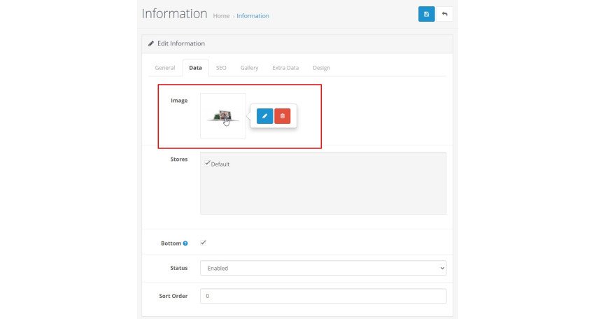 Opencart Module Advanced information pages Opencart Module Advanced information pages