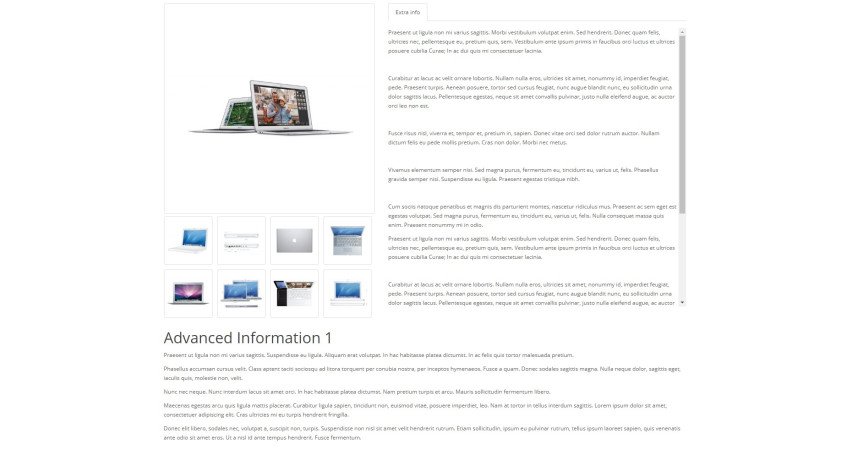 Opencart Module Advanced information pages Opencart Module Advanced information pages