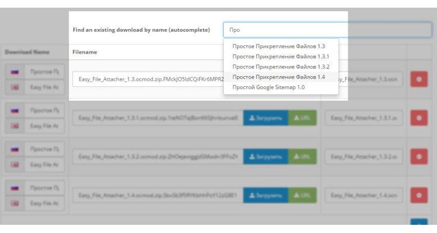 Opencart Module Easy File Attacher Opencart Module Easy File Attacher