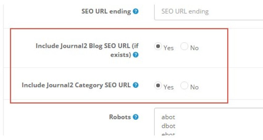 Opencart Module SeoPro Fix for Journal2 Blog Opencart Module SeoPro Fix for Journal2 Blog