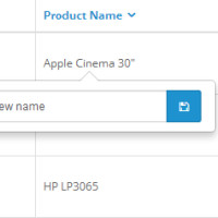 Opencart Module Editable Product List